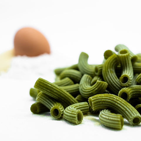 Maccheroncini verdi all'uovo