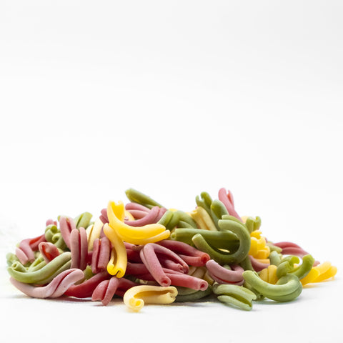 Caserecce tricolore all'uovo