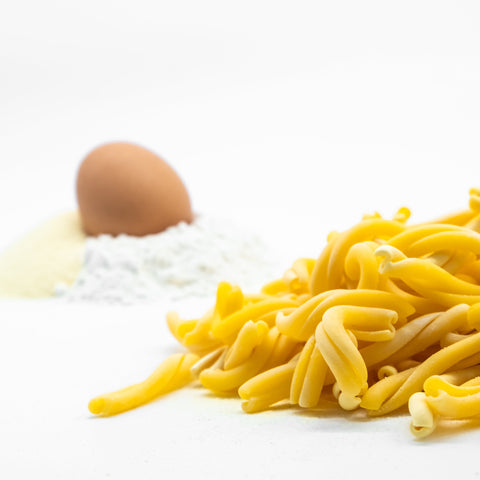 Caserecce gialle all'uovo