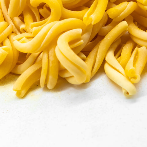 Caserecce gialle all'uovo