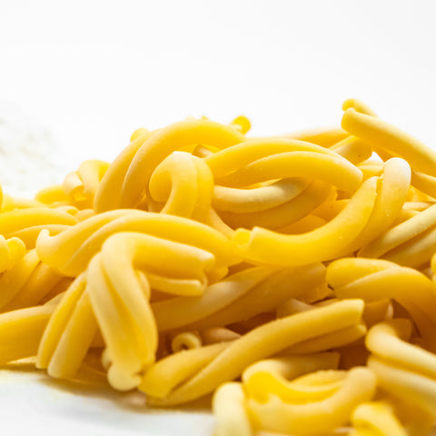 Caserecce gialle all'uovo